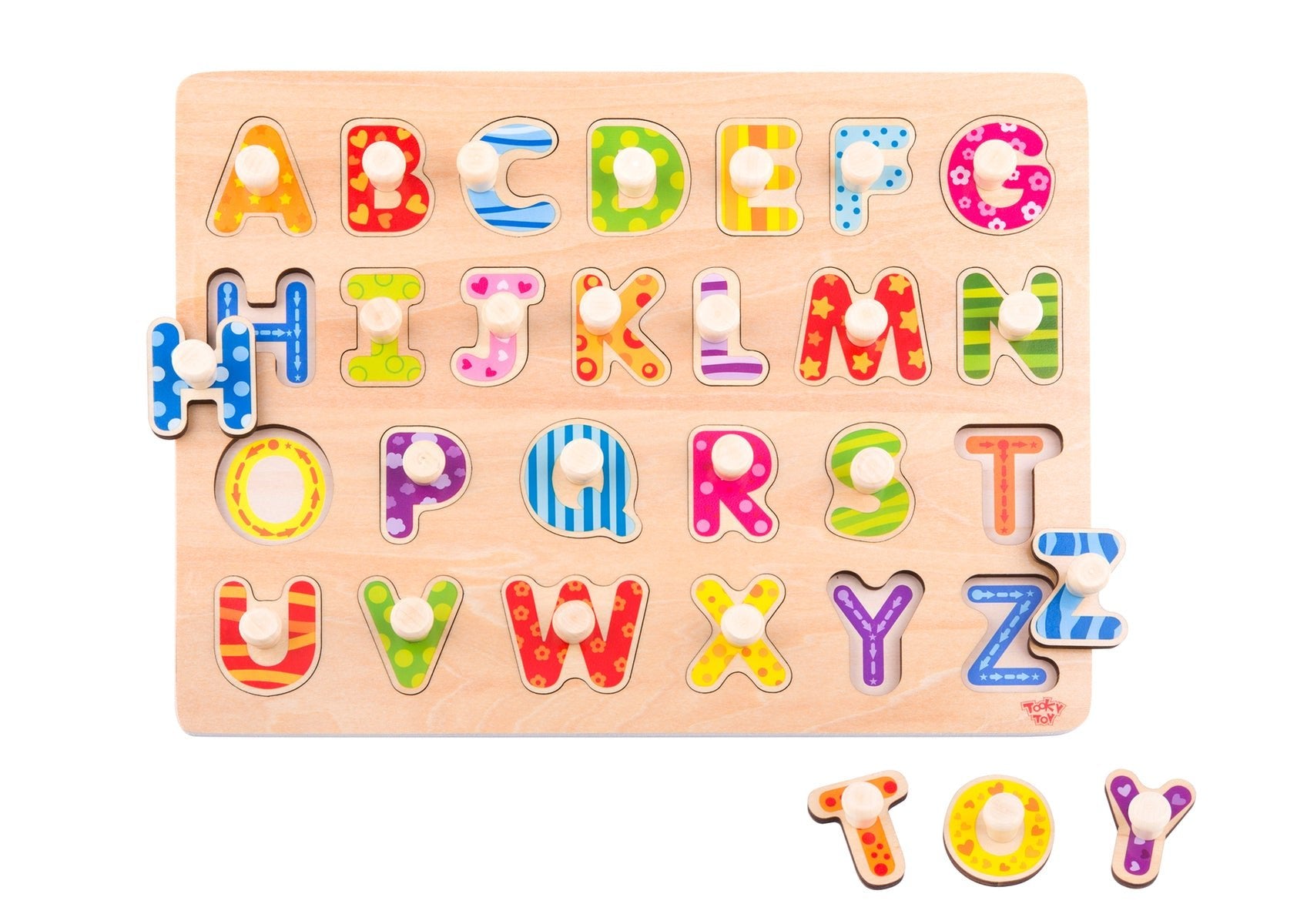 ALPHABET PEG PUZZLE - Bamboo Sprout